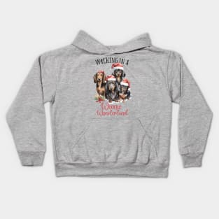 Walking in a Weenie Wonderland Kids Hoodie